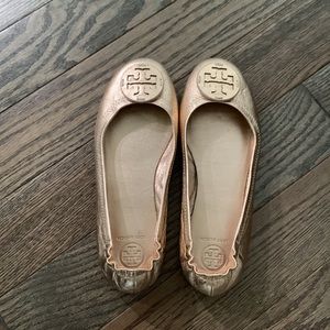 Tory Burch Ballet Flats - Rose Gold